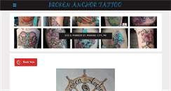 Desktop Screenshot of brokenanchortattoo.com